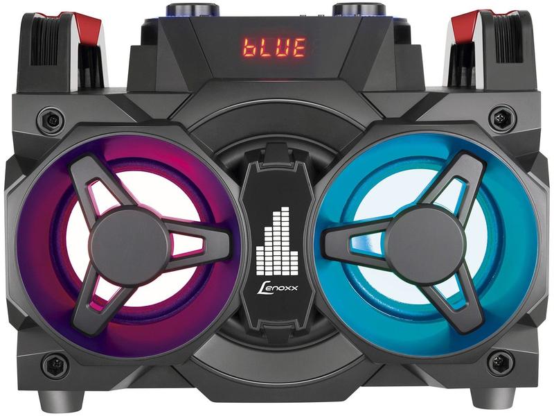 Mini System Lenoxx Bluetooth 150W Rádio FM Karaokê - USB MS 8600